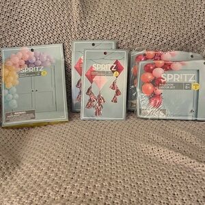 Spritz Party balloon arch - party decorations - Pink, Red, and Purple